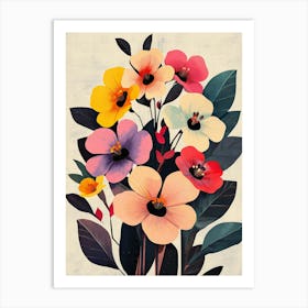 Flowers In A Vase 28 Art Print