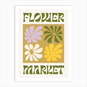 Flower Market 1 Art Print