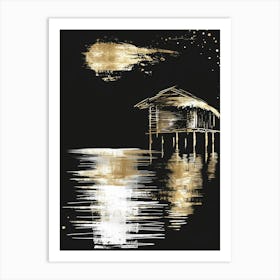 House By The Water 4 Art Print