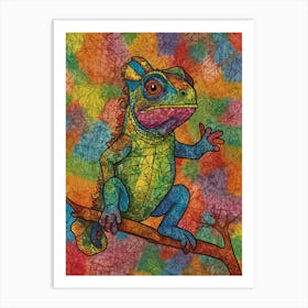 Chameleon 7 Art Print