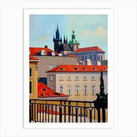 Prague Cityscape Art Print