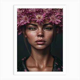 Flower Crown 3 Art Print