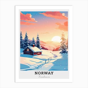 Norway Landscape Travel Art Print