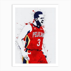 Cj Mccollum New Orleans Pelicans 2 Art Print