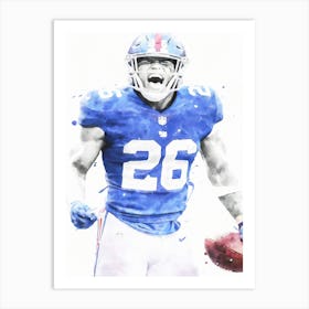 Saquon Barkley New York 1 Art Print