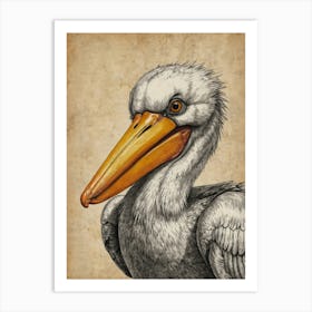 Pelican 16 Art Print