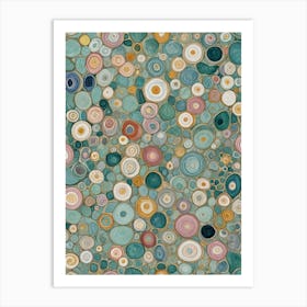 Pastel Pebbles Art Print