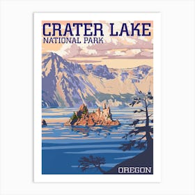 Crater Lake National Park 2 Art Print