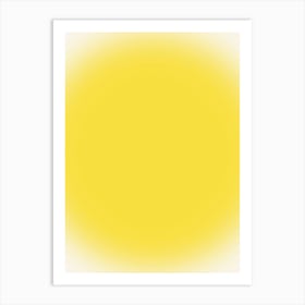 Yellow Background Art Print