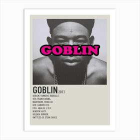 Matybate Goblin Poster Tyler The Creator Minimalist Album Poster Decorative Art Print