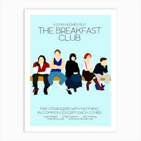 The Breakfast Club Film Action Art Print