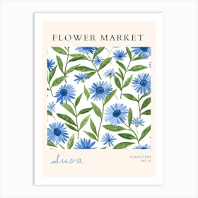 Flower Market art 5 Art Print