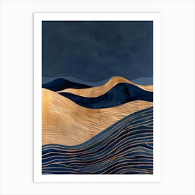 'Waves' 9 Art Print