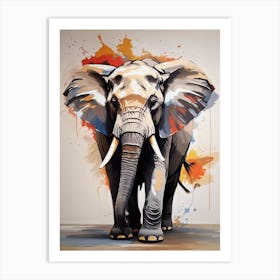 Elephant Print Art Print