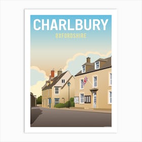 Charlbury Town Hall Street Oxfordshire Art Print