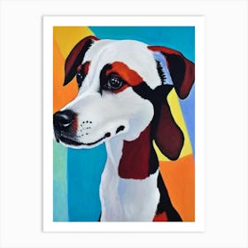 Toy Fox Terrier Fauvist Style Dog Art Print