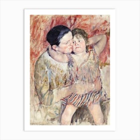 Woman And Child, Mary Cassatt Art Print