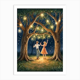 Night Under The Stars Art Print