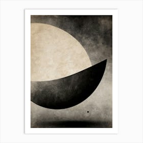 Interstellar Crescent Art Print