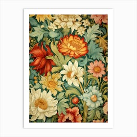 Floral Pattern 28 Art Print