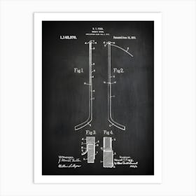 Hockey Stick Hockey Stick Patent Hocky Art Hockey Stick Wall Art Hogg Hockey Stick Patent Print Hockey Decor Patentprint Sh3761 Art Print