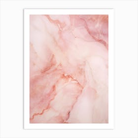 Pink Marble 3 Art Print