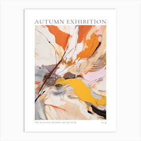 Autumn Exhibition Modern Abstract Poster 38 Art Print
