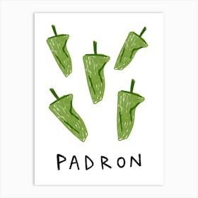 Padron Pepper Wall Art Print Art Print