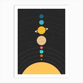 Solar System Art Print