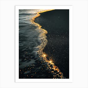 Golden Sand Art Print