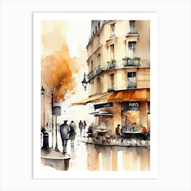 Paris Cafe 5 Art Print