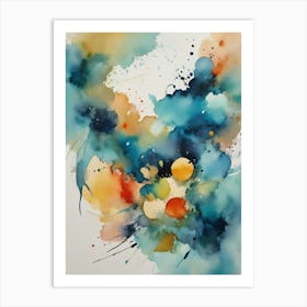 Abstract Watercolor Painting 5 Art Print