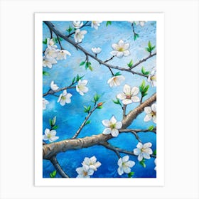 Blossoming Cherry Tree 2 Art Print