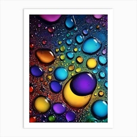 Water Droplets (1) Art Print