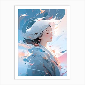 Chinese Woman Art Print