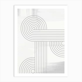 Abstract Mid Century 1 Art Print