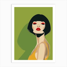 Asian Woman 32 Art Print