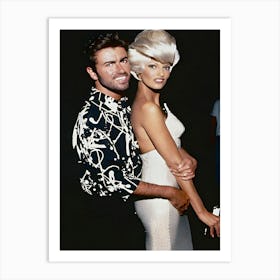 George Michael And Linda Evangelista Art Print