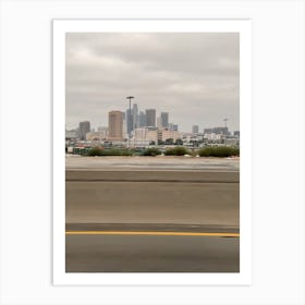 Los Angeles skyline Art Print