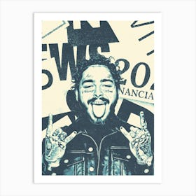 Post Malone Art Print