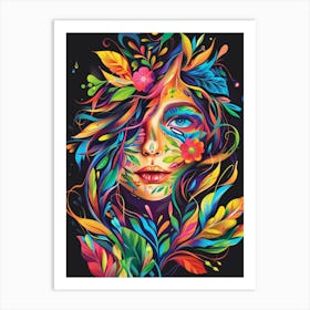 Portrait Of A Woman 107 Art Print