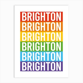 Brighton Pride Art Print