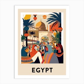 Egypt 2 Vintage Travel Poster Art Print