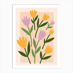 Colorful Flower Print 2 Art Print