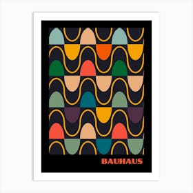 Bauhaus Orange Exhibition 15 Art Print