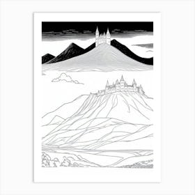 Highland Castle Art Print