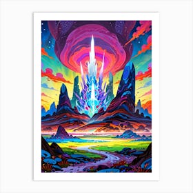 Rainbow Universe Art Print