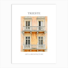 Trieste Travel And Architecture Poster 1 Art Print