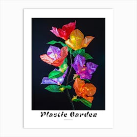 Bright Inflatable Flowers Poster Bougainvillea 3 Art Print