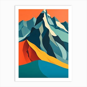 Alpine Illustration No 34 Póster